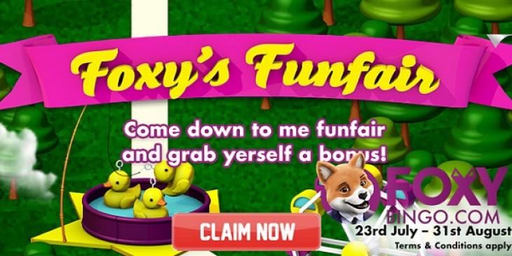 Gather GBP 50,000 with Foxy Bingo’s Foxy Funfair