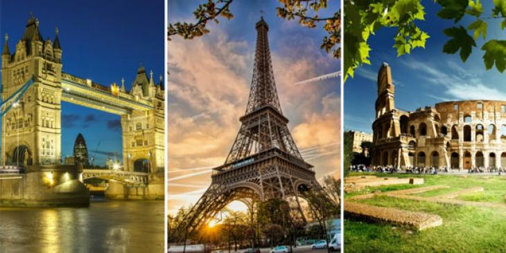 Win a Free Dream Trip to Europe this Month at LeoVegas Casino!