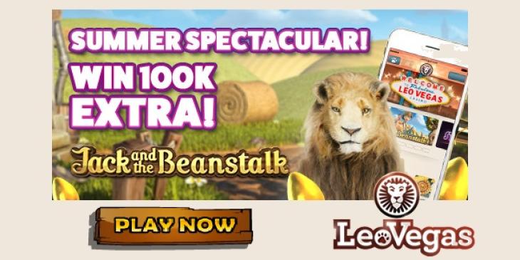 LeoVegas Casino Offers Awsome EUR 100,000 in Cash Prizes