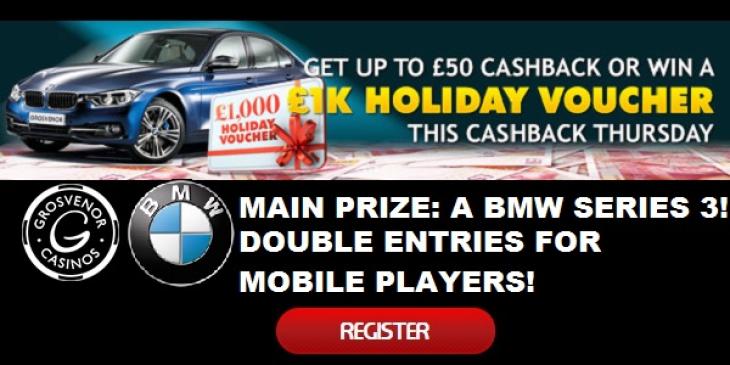 Win a BMW at Grosvenor Casino!
