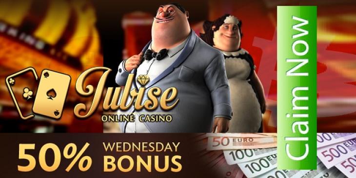 Start Your Wednesday with a 50% Bonus at Jubise Casino