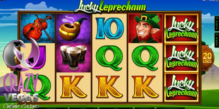 Pick a Pot, Play the Lucky Leprechaun Slot At Crazy Vegas Casino