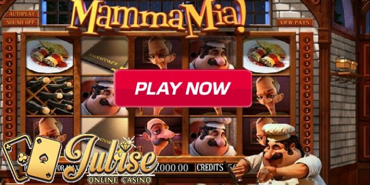 Amazing Mamma Mia slot 20% Cashback at Jubise Casino