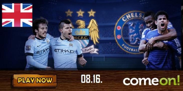 Bet on Man City against Chelsea with 5/1 at ComeOn! Sportsbook!