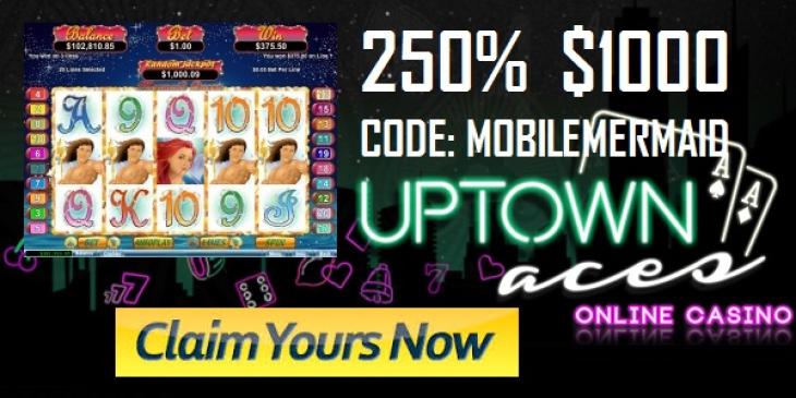 Mermaid Queen code on Mobile at Uptown Aces Casino!