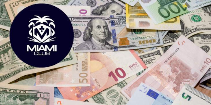 Earn a Huge Deposit Bonus and Free Spins This Weekend at Miami Club Casino!