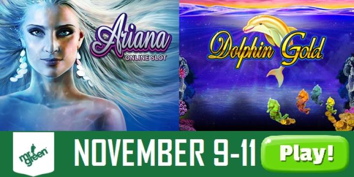 Win Up to £250 in the Ariana and Dolphin’s Gold Cash Drop at Mr Green Casino