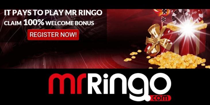 Get a 100% up to €100 Welcome Bonus at Mr Ringo Casino!