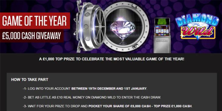 Bet on the Best Online Casino Game of the Year and Earn £1,000