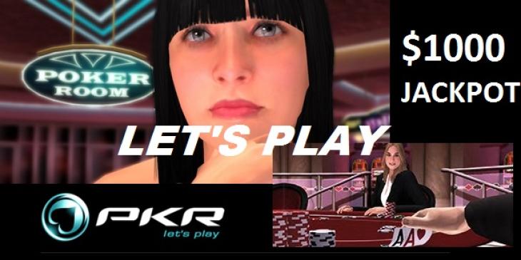 PKR Poker Offers Jackpot Bonus up to USD 1,000