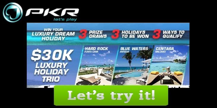 Win the 30,000 dollar PKR Poker Holiday Giveaway!
