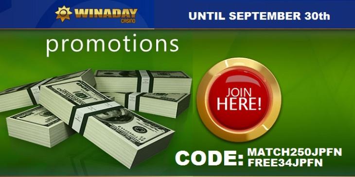 Win A Day Casino Offers Exclusive Welcome Bonuses