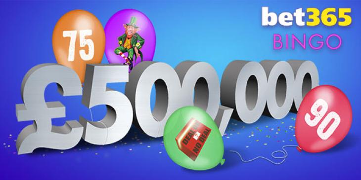Take Part in the new £500,000 Party Weekend Bonus at Bet365 Bingo!