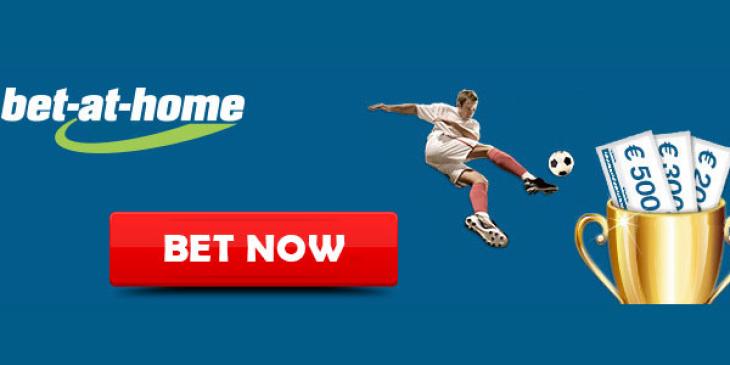 Boost Your Sports Betting Career with this Welcome Bonus Code at Bet-at-home Sportsbook!