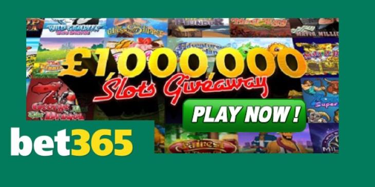 Win Prizes Worth up to £5,000 in the £1M Slots Giveaway Prize Draws at Bet365!