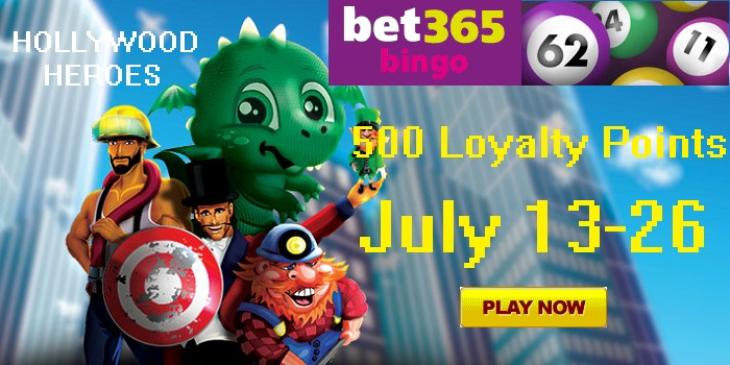 Play Hollywood Heroes at Bet365 Bingo