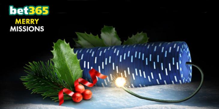 There are €100,000 Worth of Prizes to be Won in the Bet365 Poker Merry Missions