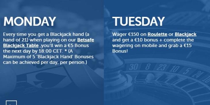 Win Money Every Day Playing Live Casino Games at Betsafe Casino