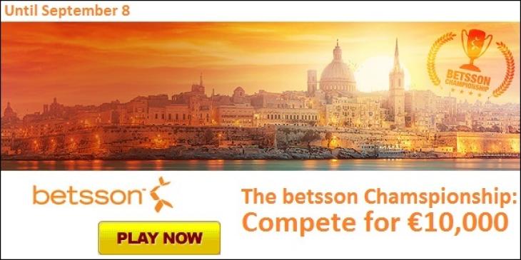 Join Betsson Casino Tournaments and Get Your Shot at 10,000 Euros!