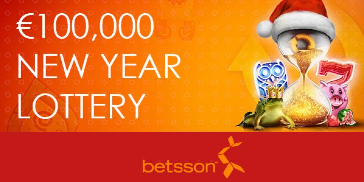 Win €100,000 in the New Year Lottery at Betsson Casino