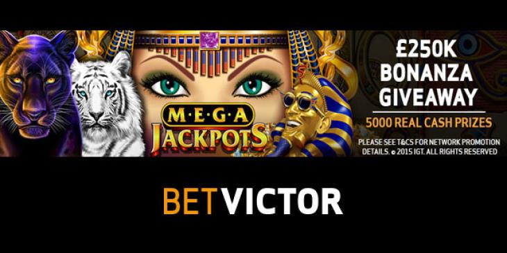 Win Your Share of BetVictor Casino’s GBP 250,000 Bonanza Giveaway