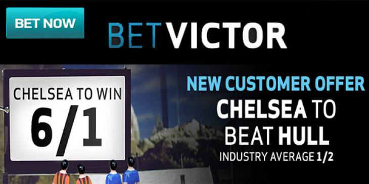 BetVictor Sportsbook Offers Free Bets To Newcomers If Chelsea Beats Hull 6 to 1