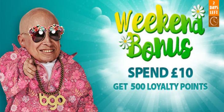 An Incredible Online Bingo Weekend Bonus is Being Offered at bgo Bingo!
