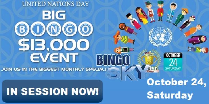 Celebrate with the $13K United Nations Day Bingo