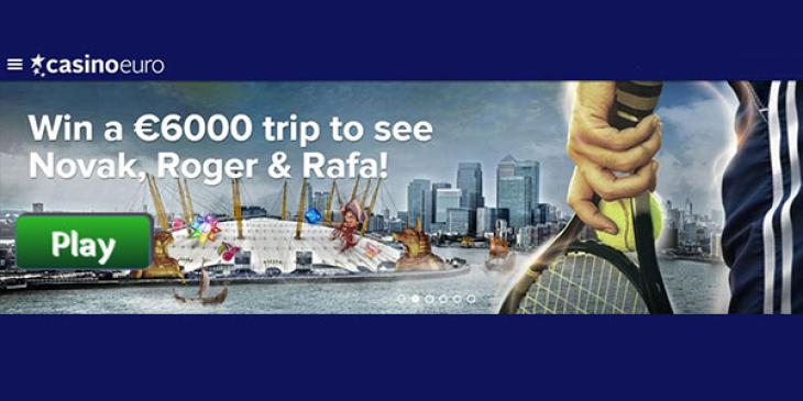 Win a EUR 6000 Trip to ATP Finals in London at Casino Euro!