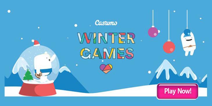 €60,000 Cash to Win in the Winter Games Reel Races Social Casino Tournament at Casumo