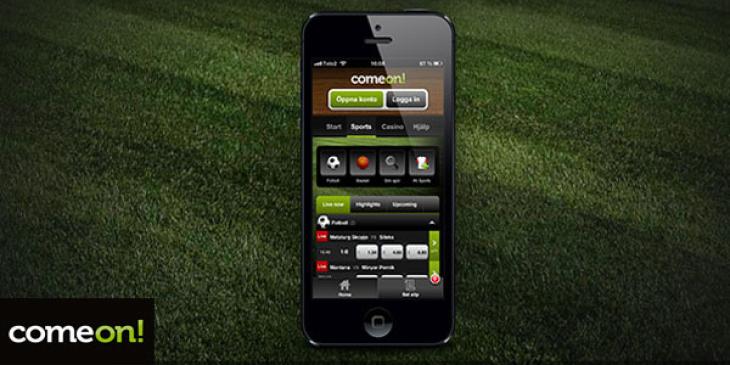 First Mobile Bet is Risk Free at ComeOn! Sportsbook
