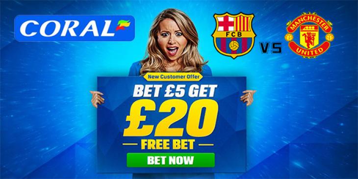 Wager on FC Barcelona for 9.00 (8/1) Odds at Coral Sportsbook
