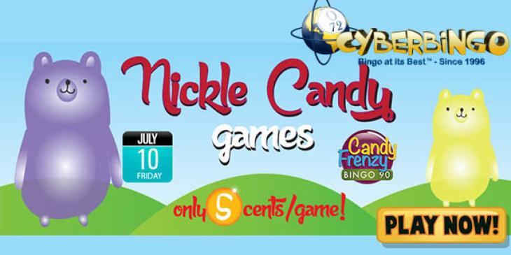 Pay Less and Play More Nickle Candy Games with CyberBingo