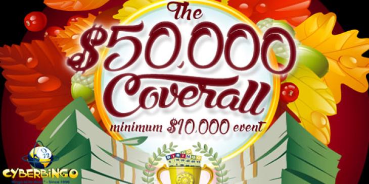 This Autumn it Rains Money at CyberBingo in the $50,000 Coverall