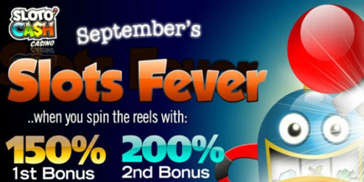 Increase your September gaming funds with Slotocash Casino bonuses!
