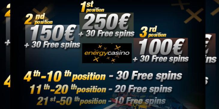 Claim Another EUR 250 at Energy Casino`s Slotmania Race