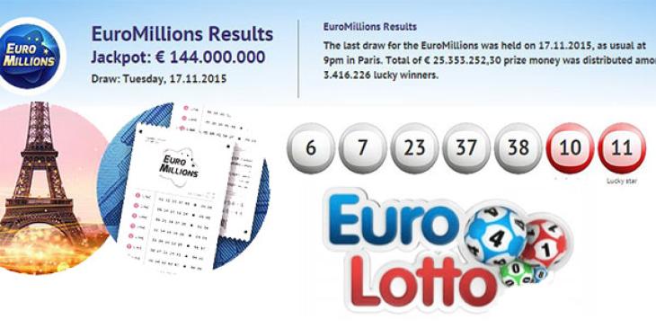 Play at EuroLotto and Win the €162M EuroMillions Jackpot Today!