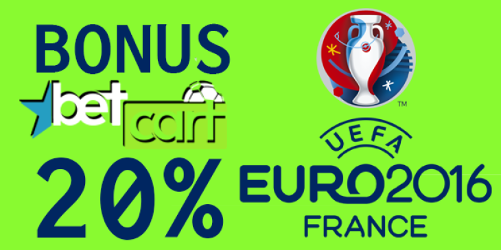 Claim a Big EURO 2016 Bet Bonus at Betcart