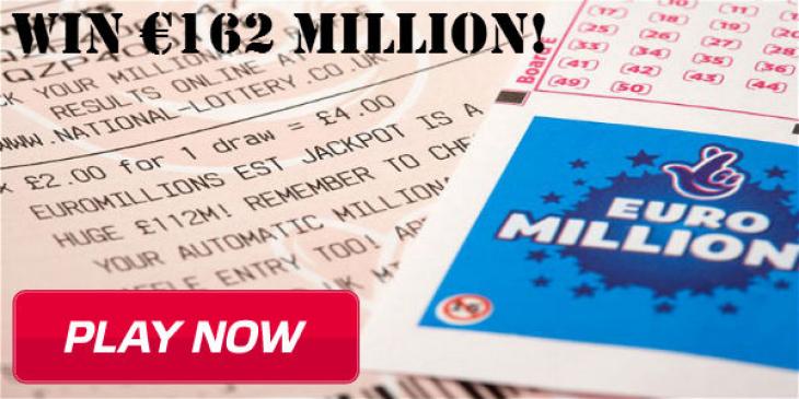 Play at EuroLotto and Win the €162M EuroMillions Jackpot Today!