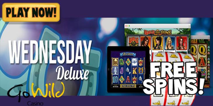 Wednesday Deluxe at Go Wild Casino Offers You 100 Free Spins