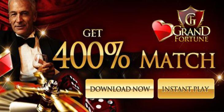 Grand Fortune Casino Offers $4,000 Welcome Bonus