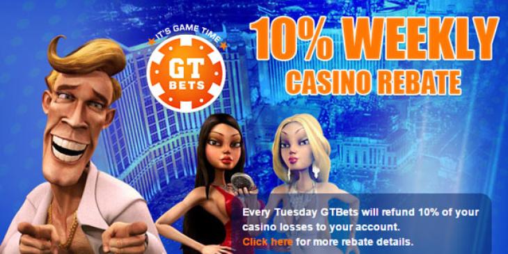 Find the Best Casino Rebate Program at GTbets Casino!