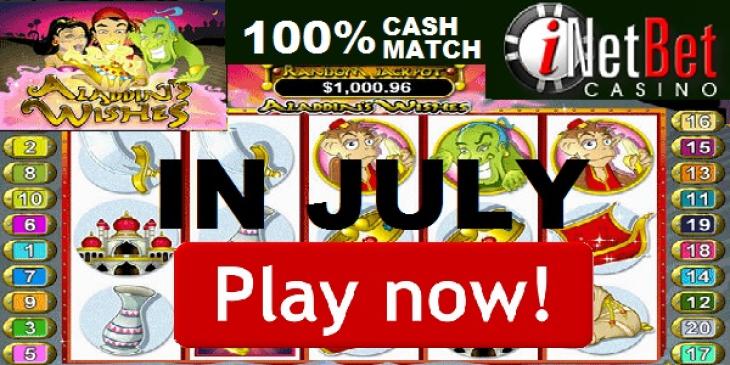 Claim 100% Cashmatch Bonus up to USD 200 at iNetBet Casino