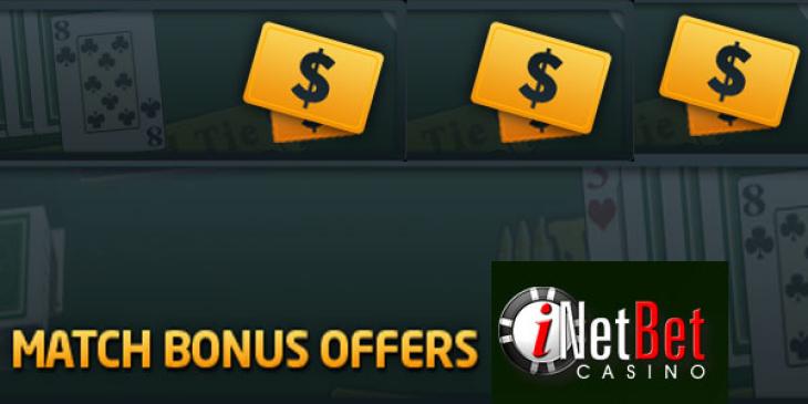 Nab iNetBet Casino’s Offer of Three Fantastic February Match Bonuses