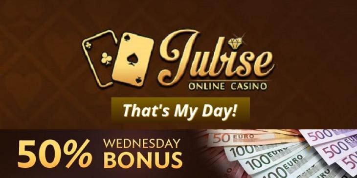 Gather a Matchless 50% 100 euros with Jubise Casino’s Wednesday Promotions