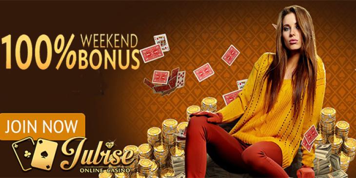 Get 100% Match Bonus up to GBP 100 at Jubise Casino