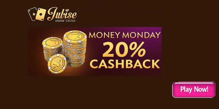 See What Monday Mayhem Looks like with Jubise Casino Cashback Promo