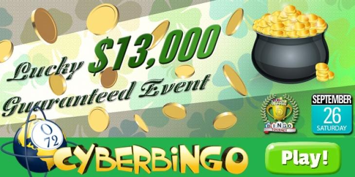 Bingo Tourney at CyberBingo Offers USD 13,000 Guaranteed Cash Prize