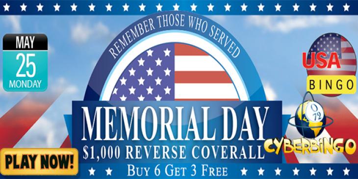 Win up to USD 1,000 at CyberBingo