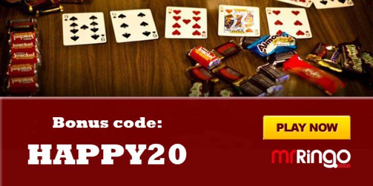 Enjoy the 20% Happy Hour Bonus at Mr Ringo Casino